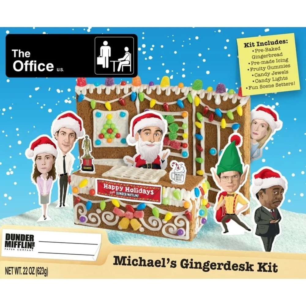 The Office Michael’s Gingerbread Desk Kit with Candy Decorations